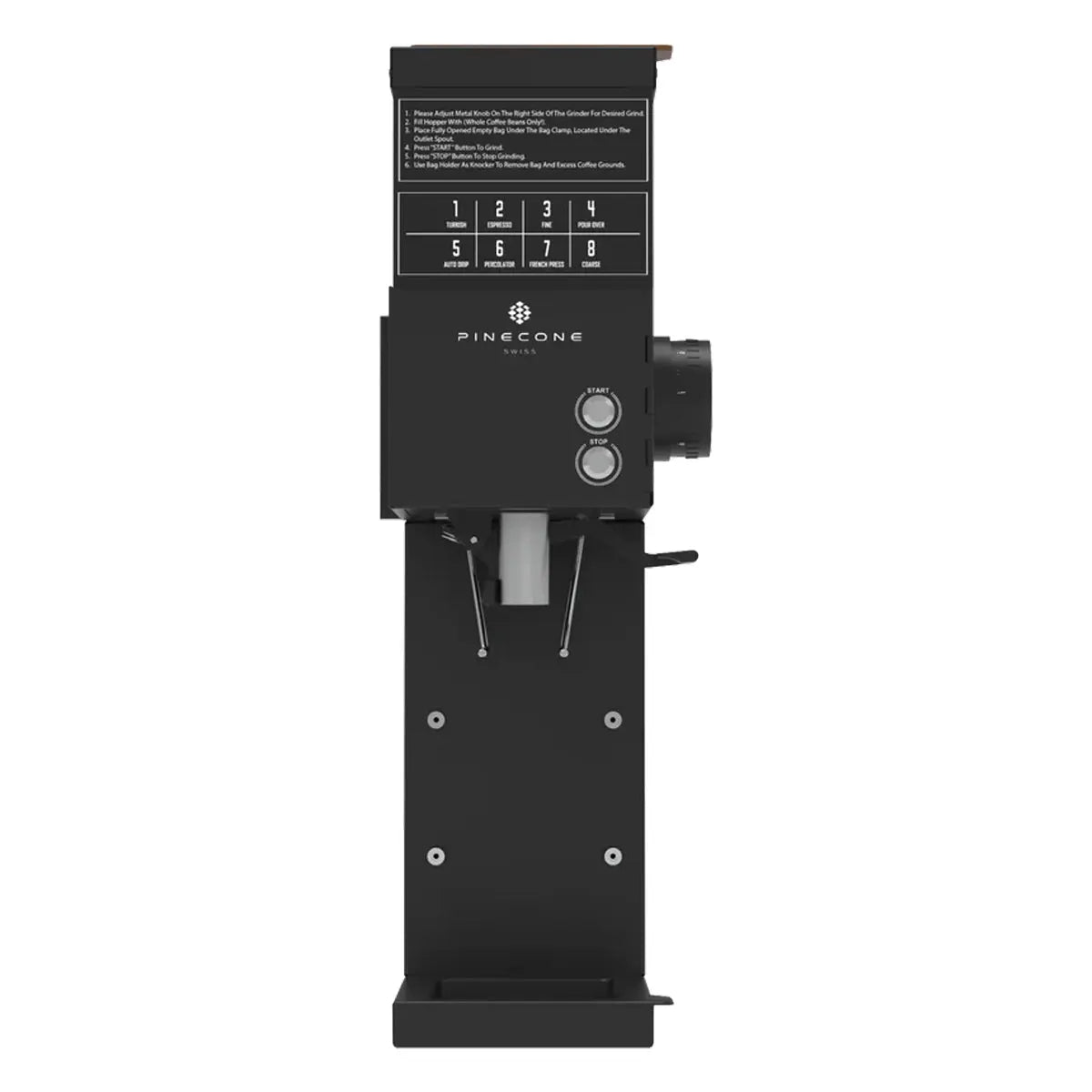 Pinecone GH-B Bulk Commercial Coffee Grinder - 3.9lb Hopper