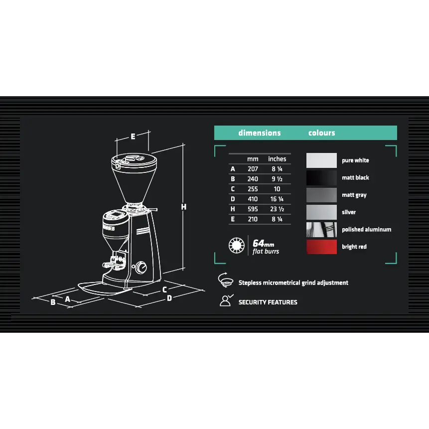 Mazzer Super Jolly V Pro Electronic Espresso Grinder